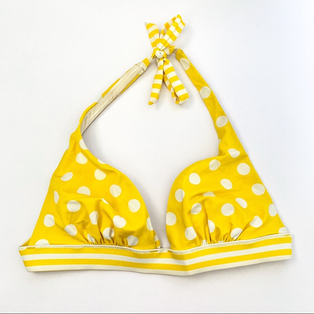 Victoria’s Secret Yellow Polka Dot Bikini Top
